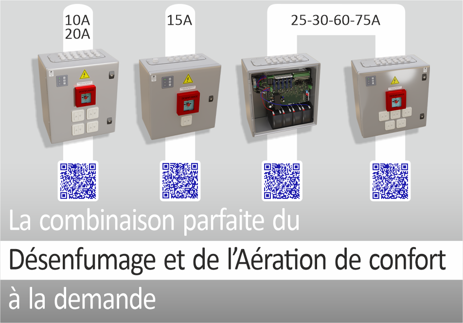 Centrales de désenfumage électrique