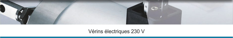 Vérins électriques 230 V