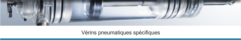 Vérins pneumatiques spécifiques